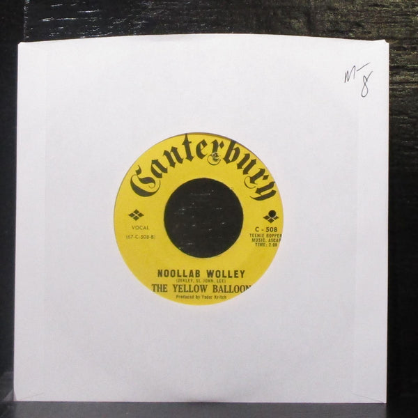 The Yellow Balloon - Yellow Balloon / Noollab Wolley 7" Mint- Vinyl 45 C-508 USA - Shuga Records