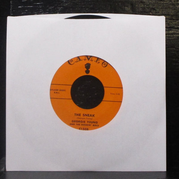Georgie Young - Nine More Miles / The Sneak 7" VG+ Vinyl 45 Cameo C150 USA 1958 - Shuga Records