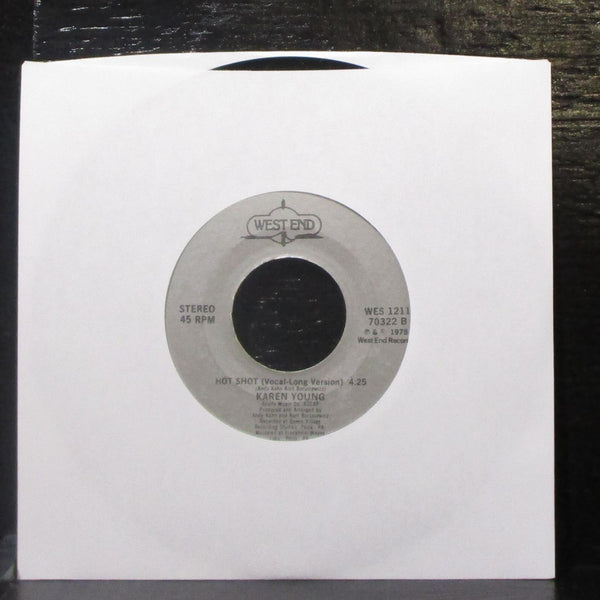 Karen Young - Hot Shot 7" Mint- Vinyl 45 West End WES 1211 USA 1978 - Shuga Records