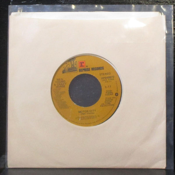 Neil Young & Crazy Horse - Souther Pacific / Motor City 7" Mint- Vinyl 45 USA - Shuga Records