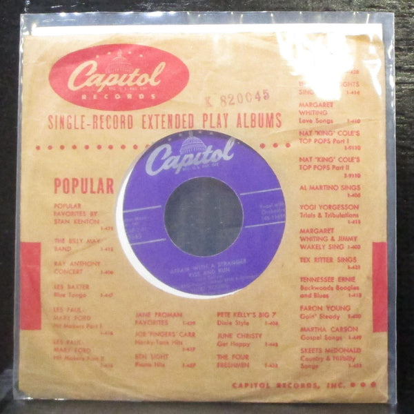 Vicki Young - Affair With A Stranger / Ricochet 7" Mint- Vinyl 45 Capitol F2543 - Shuga Records