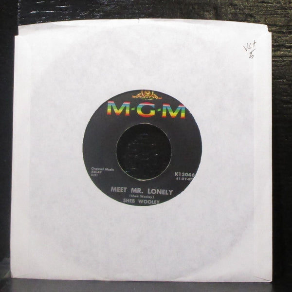 Sheb Wooley - That's My Pa / Meet Mr. Lonely 7" VG+ Vinyl 45 MGM K13046 USA - Shuga Records