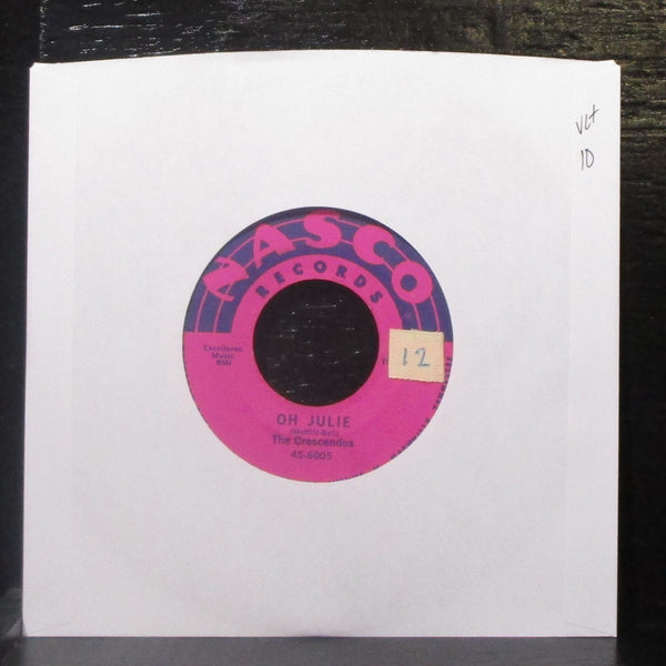 The Crescendos - Oh Julie / My Little Girl 7" VG+ Vinyl 45 Nasco 45-6005 USA - Shuga Records