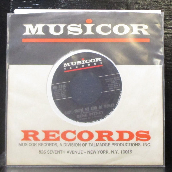 Gene Pitney - Baby, You're My Kind Of Woman / Hate 7" VG+ Vinyl 45 Musicor - Shuga Records