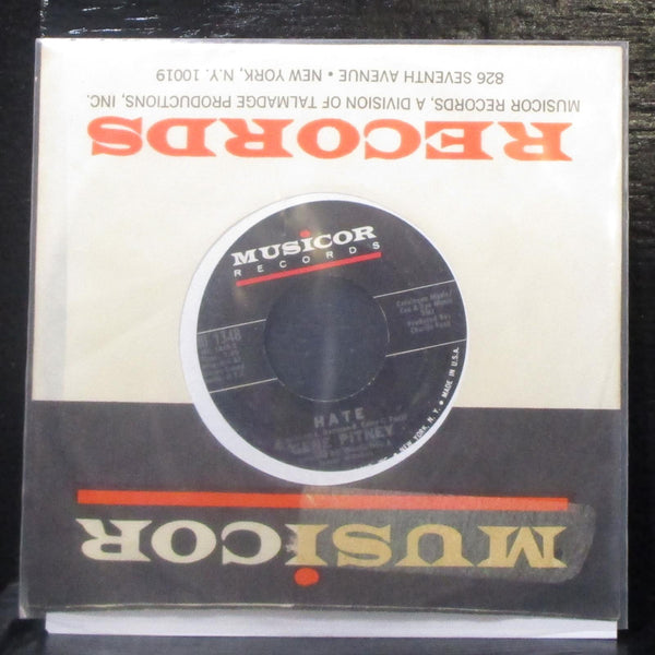 Gene Pitney - Baby, You're My Kind Of Woman / Hate 7" VG+ Vinyl 45 Musicor - Shuga Records