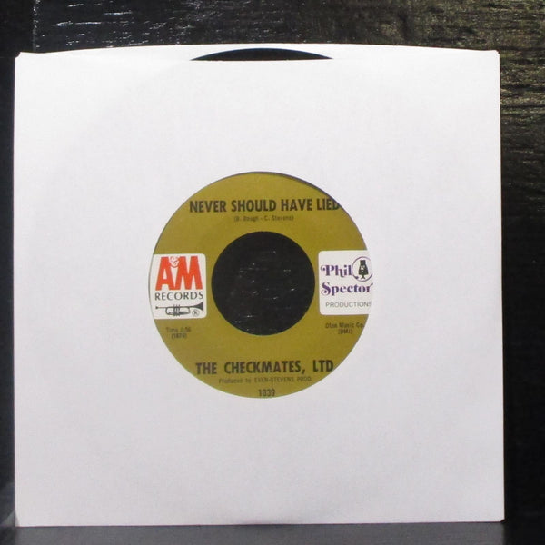The Checkmates Ltd. - Love Is All I Have To Give 7" Mint- Vinyl 45 A&M 1039 USA - Shuga Records