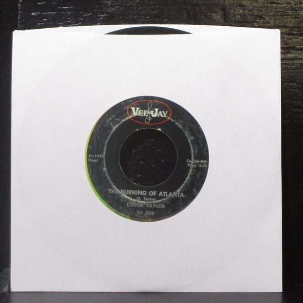 Chuck Taylor - The Road Runner / The Burning Of Atlanta 7" VG- Vinyl 45 VJ 388 - Shuga Records