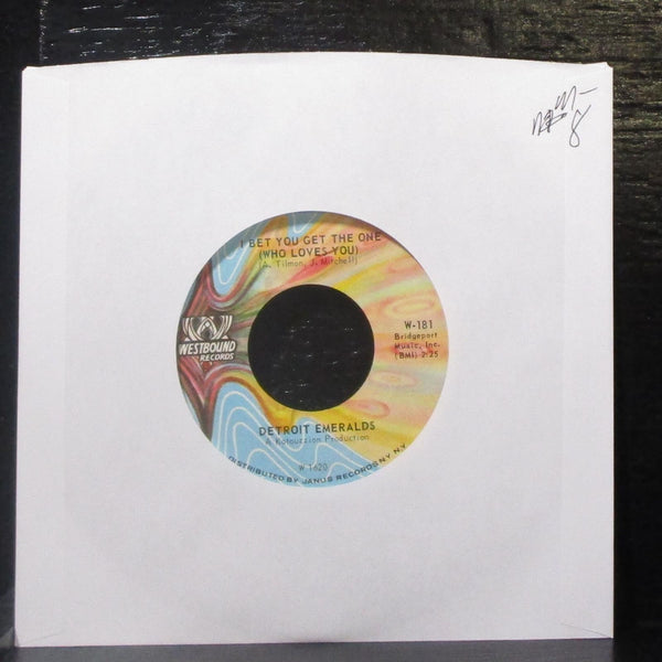 Detroit Emeralds - I Bet You Get The One / Wear This Ring 7" Mint- Vinyl 45 1971 - Shuga Records