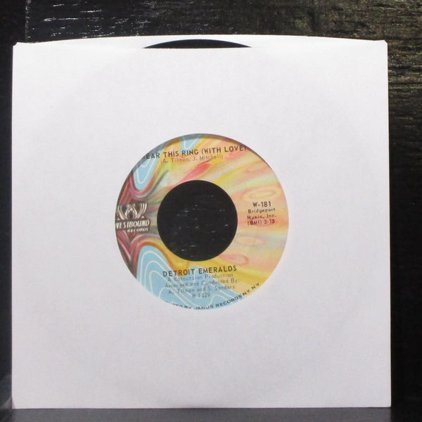 Detroit Emeralds - I Bet You Get The One / Wear This Ring 7" Mint- Vinyl 45 1971 - Shuga Records