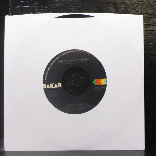 Tyrone Davis - I Had It All The Time / You Wouldn't Believe 7" Mint- Vinyl 45 - Shuga Records