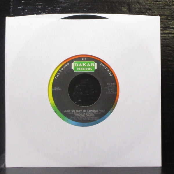 Tyrone Davis - Could I Forget You / Just My Way Of Loving You 7" VG+ Vinyl 45 - Shuga Records