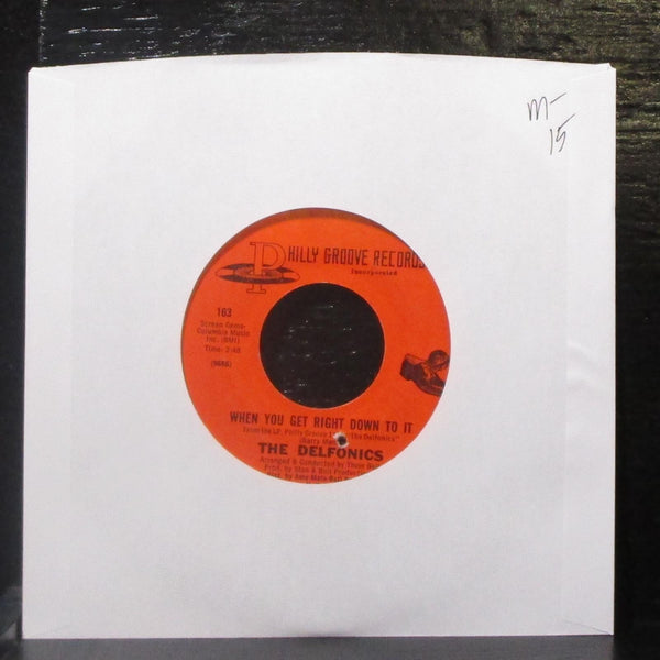 The Delfonics - When You Get Right Down To It / I Gave To You 7" Mint- Vinyl 45 - Shuga Records