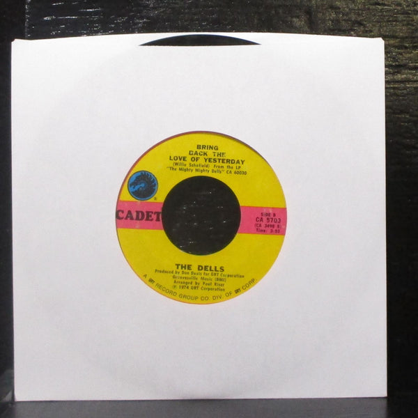 The Dells - Learning To Love You Was Easy 7" VG+ Vinyl 45 Cadet CA 5703 USA 1974 - Shuga Records