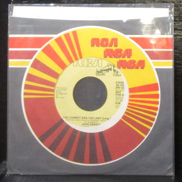 John Denver - The Cowboy And The Lady 7" Mint- Promo Vinyl 45 RCA JB-12345 USA - Shuga Records