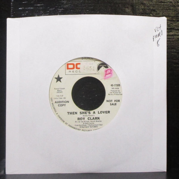 Roy Clark - Then She's A Lover / Say Amen 7" VG+ Promo Vinyl 45 Dot 45-17335 - Shuga Records