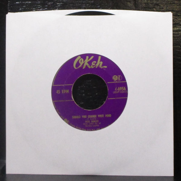 Pete Hanley - Big Mamou / Should You Change Your Mind 7" VG+ Vinyl 45 Okeh 1953 - Shuga Records