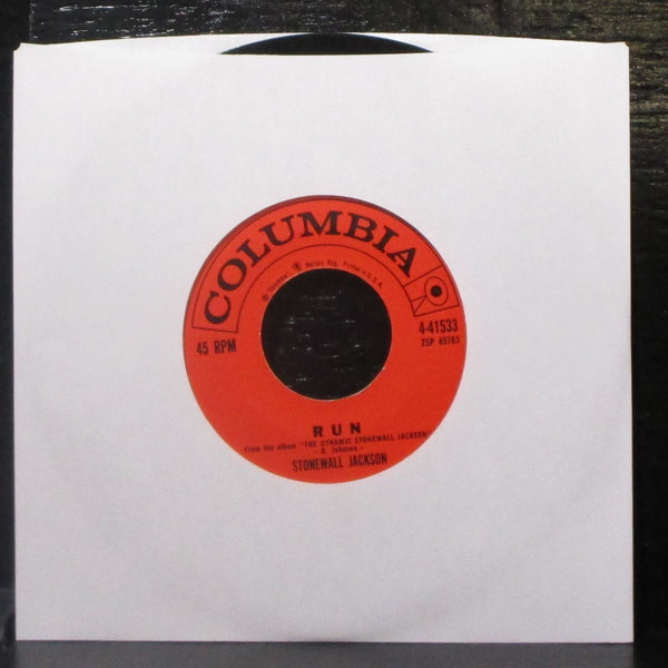 Stonewall Jackson - Mary Don't You Weep / Run 7" VG+ Vinyl 45 Columbia 4-41533 - Shuga Records