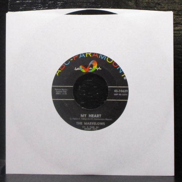 The Marvelows - I Do / My Heart 7" VG+ Vinyl 45 ABC-Paramount 45-10629 USA 1965 - Shuga Records