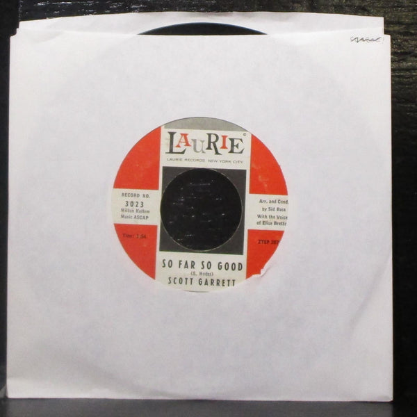 Scott Garrett - A House Of Love / So Far So Good 7" VG+ Vinyl 45 Laurie 3023 USA - Shuga Records