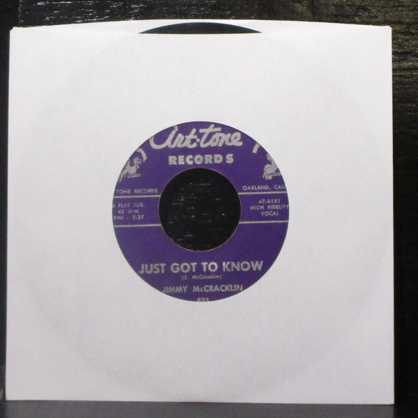 Jimmy McCracklin - The Drag / Just Got To Know 7" VG+ Vinyl 45 825 purple - Shuga Records