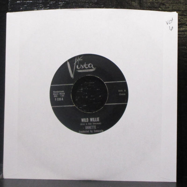 Annette - Wild Willie / Lonely Guitar 7" VG+ Vinyl 45 Buena Vista F-339 USA 1959 - Shuga Records