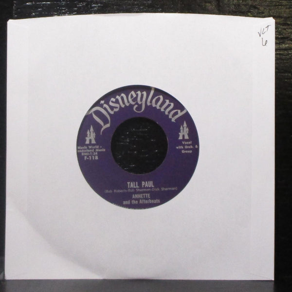 Annette & Afterbeats - Tall Paul / Ma - He's Making Eyes At Me 7" VG+ Vinyl 45 - Shuga Records
