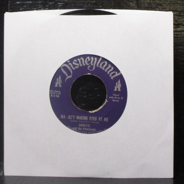 Annette & Afterbeats - Tall Paul / Ma - He's Making Eyes At Me 7" VG+ Vinyl 45 - Shuga Records