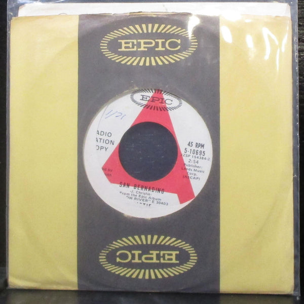 Christie - San Bernadino / Here I Am 7" Mint- Promo Vinyl 45 Epic 5-10695 USA - Shuga Records