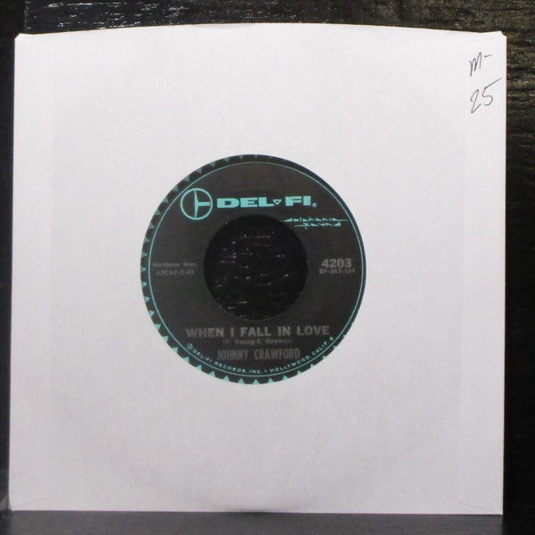 Johnny Crawford - When I Fall In Love / Cry On My Shoulder 7" Mint- Vinyl 45 USA - Shuga Records