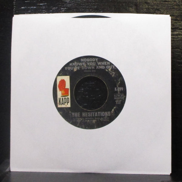 The Hesitations - The Impossible Dream 7" VG Vinyl 45 Kapp K-899 USA 1968 - Shuga Records