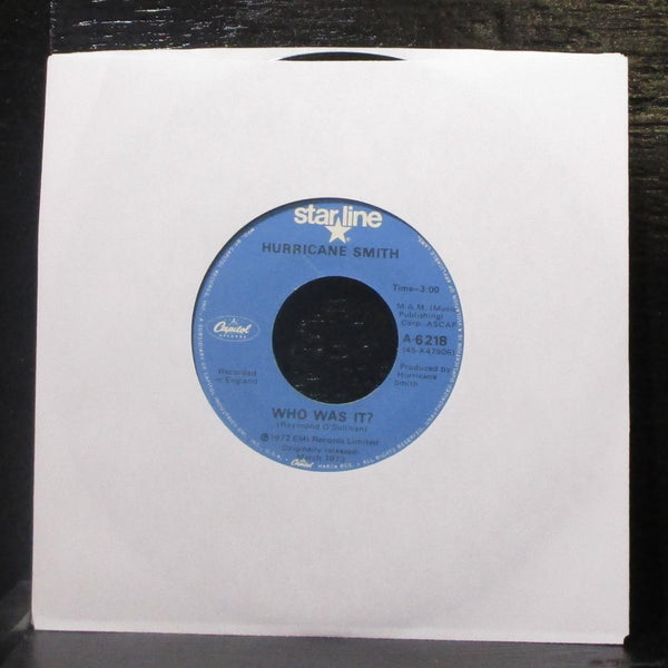 Hurricane Smith - Oh Babe, What Would You Say? / Who Was It? 7" VG+ Vinyl 45 - Shuga Records