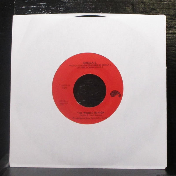 Sheila E. - Hold Me / The World Is High 7" VG+ Vinyl 45 Paisley Park 7-28580 USA - Shuga Records