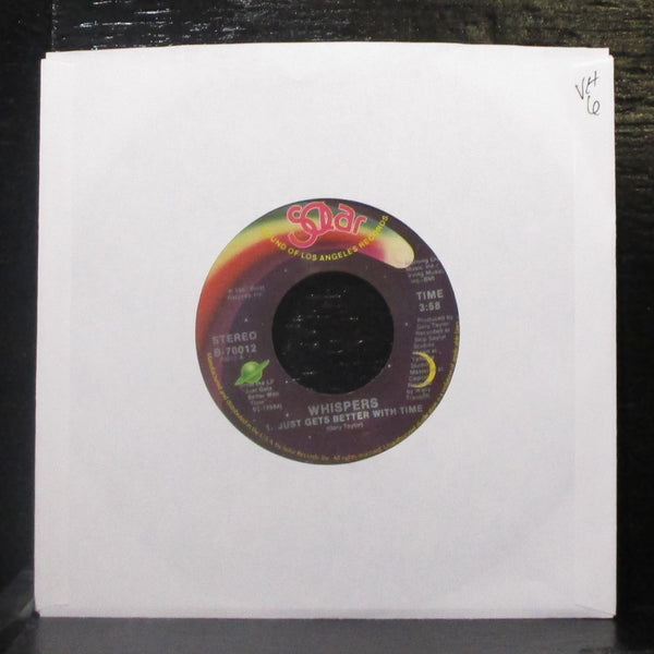 Whispers - Just Gets Better With Time / Say Yes 7" VG+ Vinyl 45 Solar B-70012 - Shuga Records