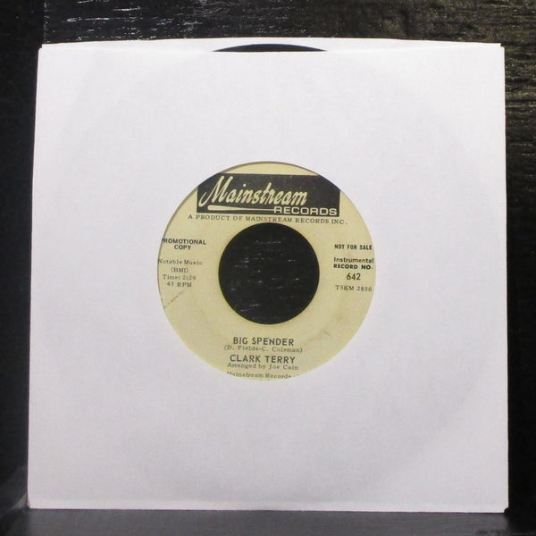 Clark Terry - The Mumber Strikes Again / Big Spender 7" VG Promo Vinyl 45 642 - Shuga Records