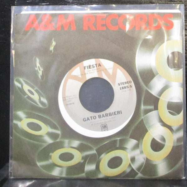 Gato Barbieri - Fiesta / Behind The Rain 7" VG+ Vinyl 45 A&M 1885-S USA 1976 - Shuga Records