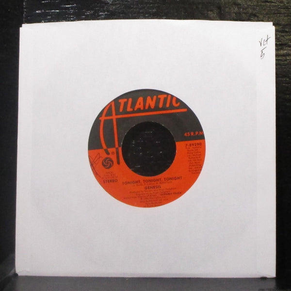 Genesis - Tonight, Tonight, Tonight 7" VG+ Vinyl 45 Atlantic 7-89290 USA 1987 - Shuga Records