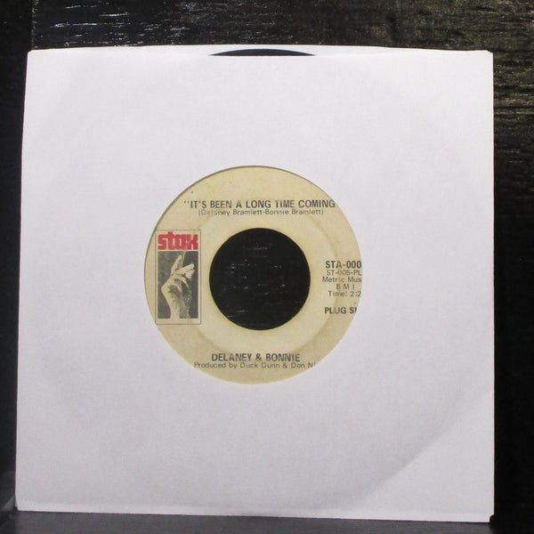 Delaney & Bonnie - It's Been A Long Time Coming 7" VG- Promo Vinyl 45 Stax 1968 - Shuga Records
