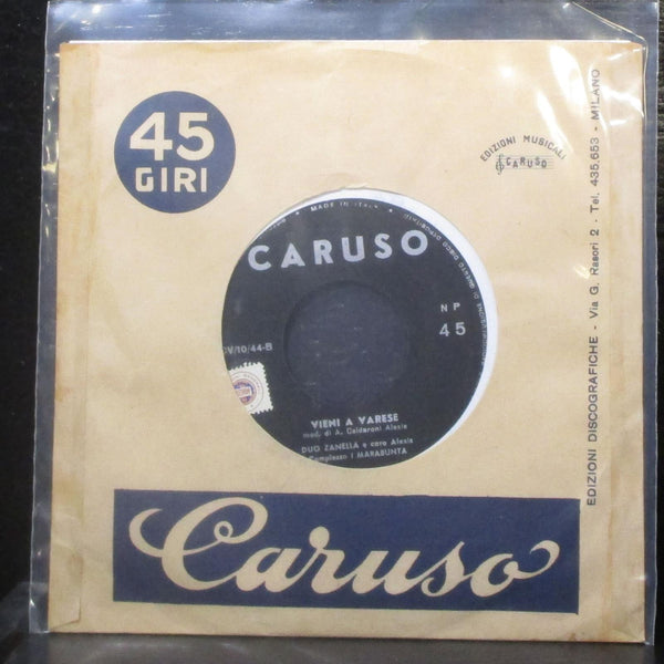 Calderoni Alexis - Il Dolce Ricordo Di Te 7" VG+ Vinyl 45 Caruso CV/10/44 Italy - Shuga Records
