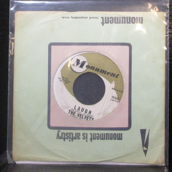 The Velvets - Laugh / Lana 7" VG+ Vinyl 45 Monument 45-448 USA 1961 - Shuga Records
