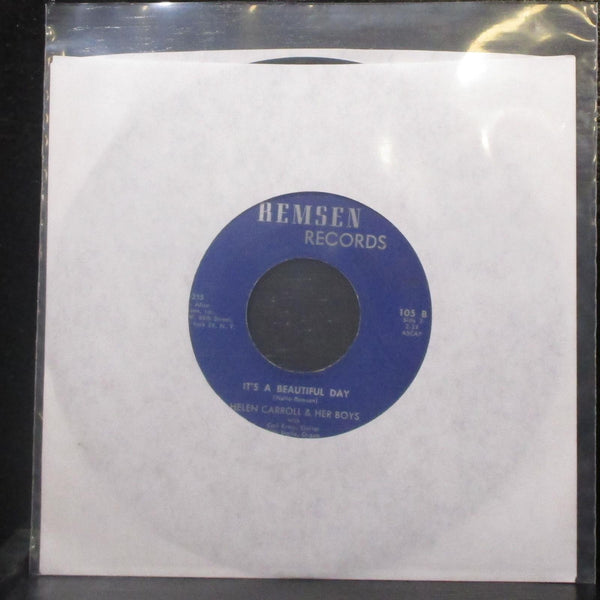 Helen Carroll - Black Cat On The Railroad Track 7" VG+ Vinyl 45 Remsen 105 USA - Shuga Records