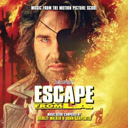 Shirley Walker & John Carpenter ‎– Escape From L.A. (Original Score Album From The Motion Picture) - New Vinyl Record 2017 Real Gone Gatefold 2-LP on 'Test Tube Clear with Plutoxin Virus Green Splatter' Vinyl (Limited to 1500) - 90's Soundtrack