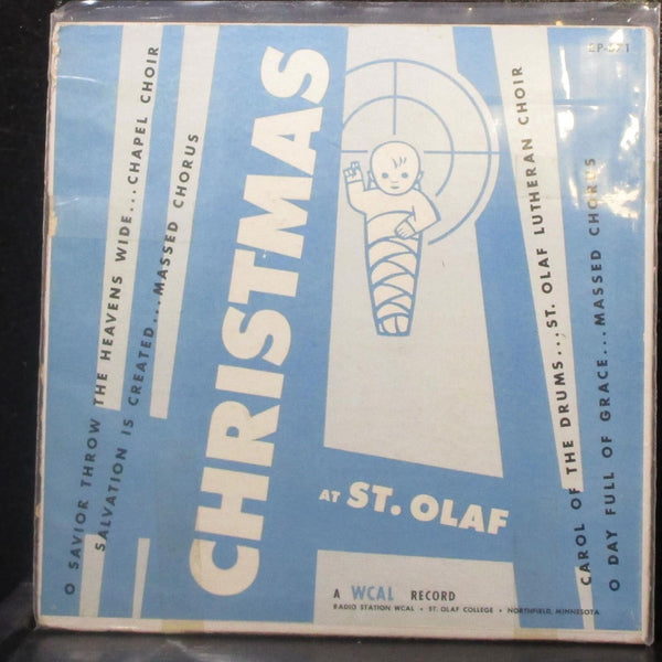 Various Artists - Christmas At St. Olaf 7" VG+ Vinyl 45 WCAL EP-571 USA - Shuga Records