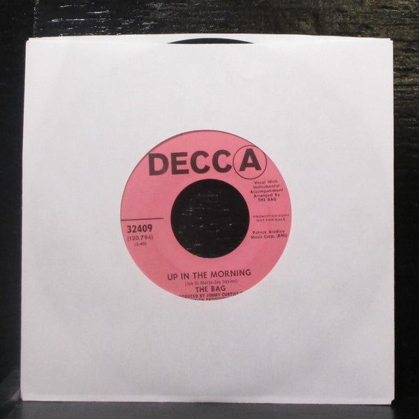 The Bag - Up In The Morning / Down And Out 7" VG+ Promo Vinyl 45 Decca 32409 - Shuga Records
