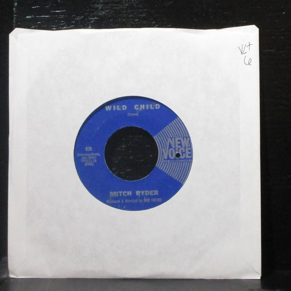 Mitch Ryder - You Are My Sunshine / Wild Child 7" VG+ Vinyl 45 New Voice 826 USA - Shuga Records