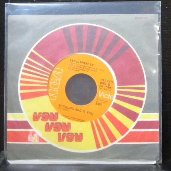 Elvis Presley - My Boy / Thinking About You 7" VG Vinyl 45 RCA PB-10191 orange - Shuga Records