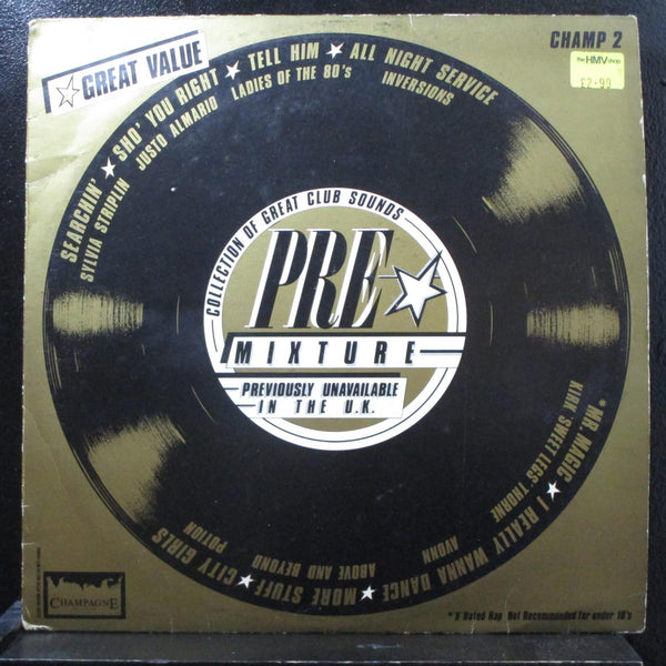 Various - Pre Mixture LP Mint- CHAMP 2 UK 1982 Vinyl Record - Shuga Records