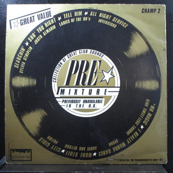 Various - Pre Mixture LP Mint- CHAMP 2 UK 1982 Vinyl Record - Shuga Records