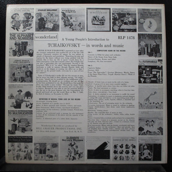 Joseph Machlis, Norman Rose - A Young People's Intro To Tchaikovsky LP VG+ Mono - Shuga Records