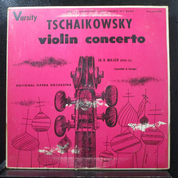 National Opera Orchestra - Tschaikowsky Violin Concerto In D LP VG- 2058 Record - Shuga Records