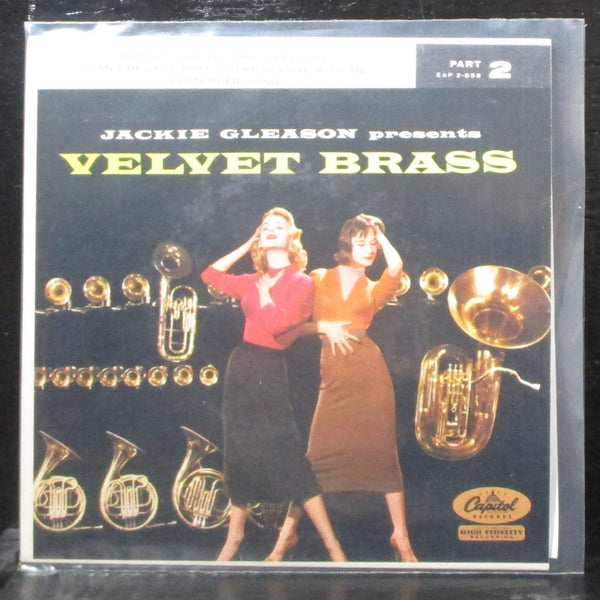 Jackie Gleason - Velvet Brass, Part 2 7" VG+ Vinyl 45 Capitol EAP 2-859 USA 1957 - Shuga Records